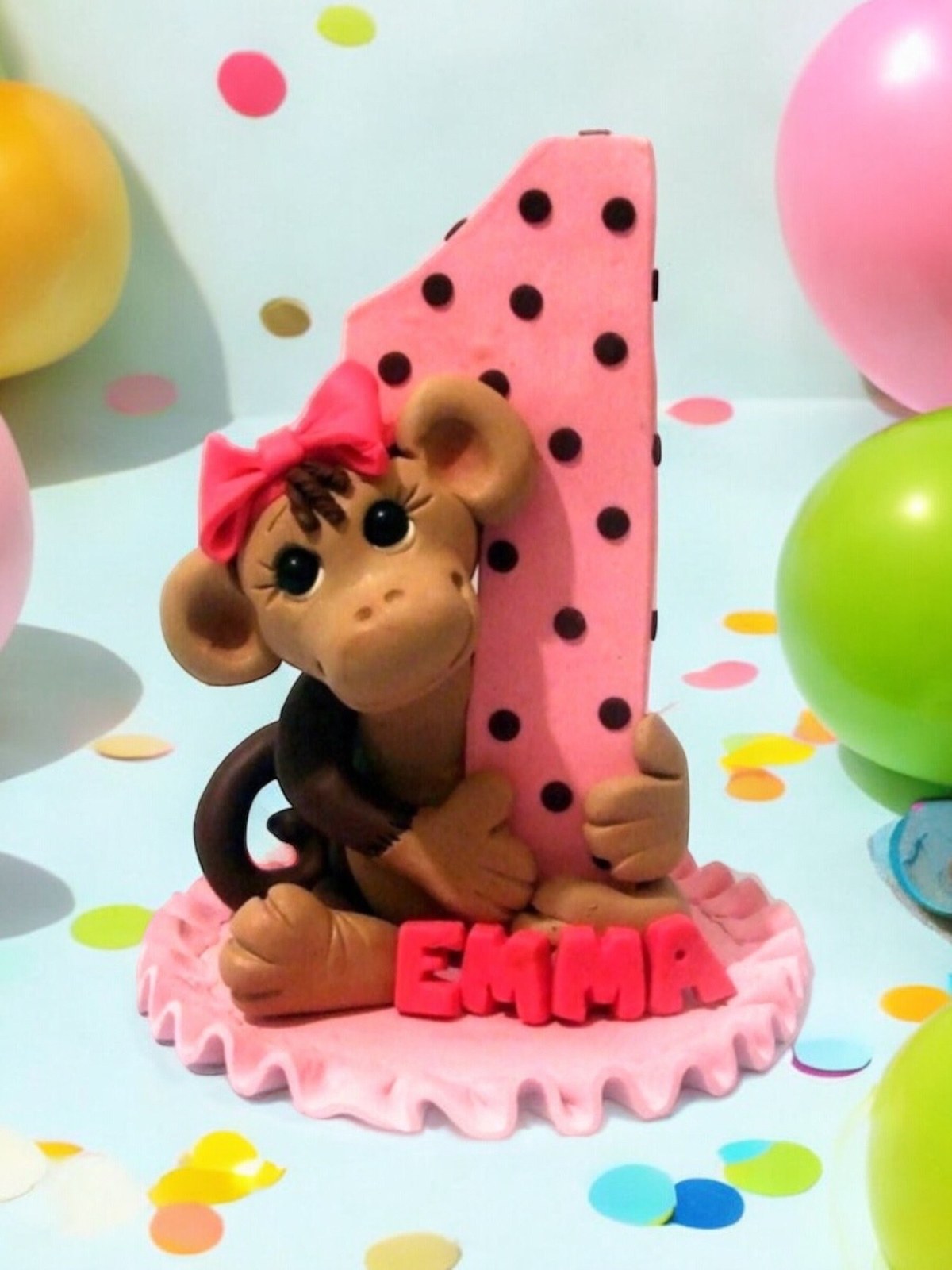 Custom First Birthday Cake Topper: Wild One Theme by Lynn's Little Creations