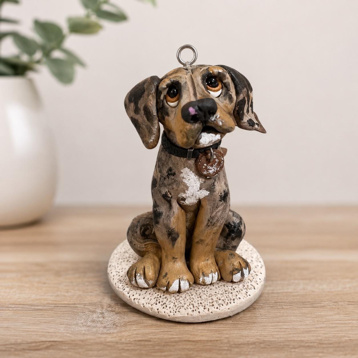 Custom Pet Figurine, Personalized Dog or Cat Sculpture, Handmade Polymer Clay Keepsake by Lynn's Little Creations