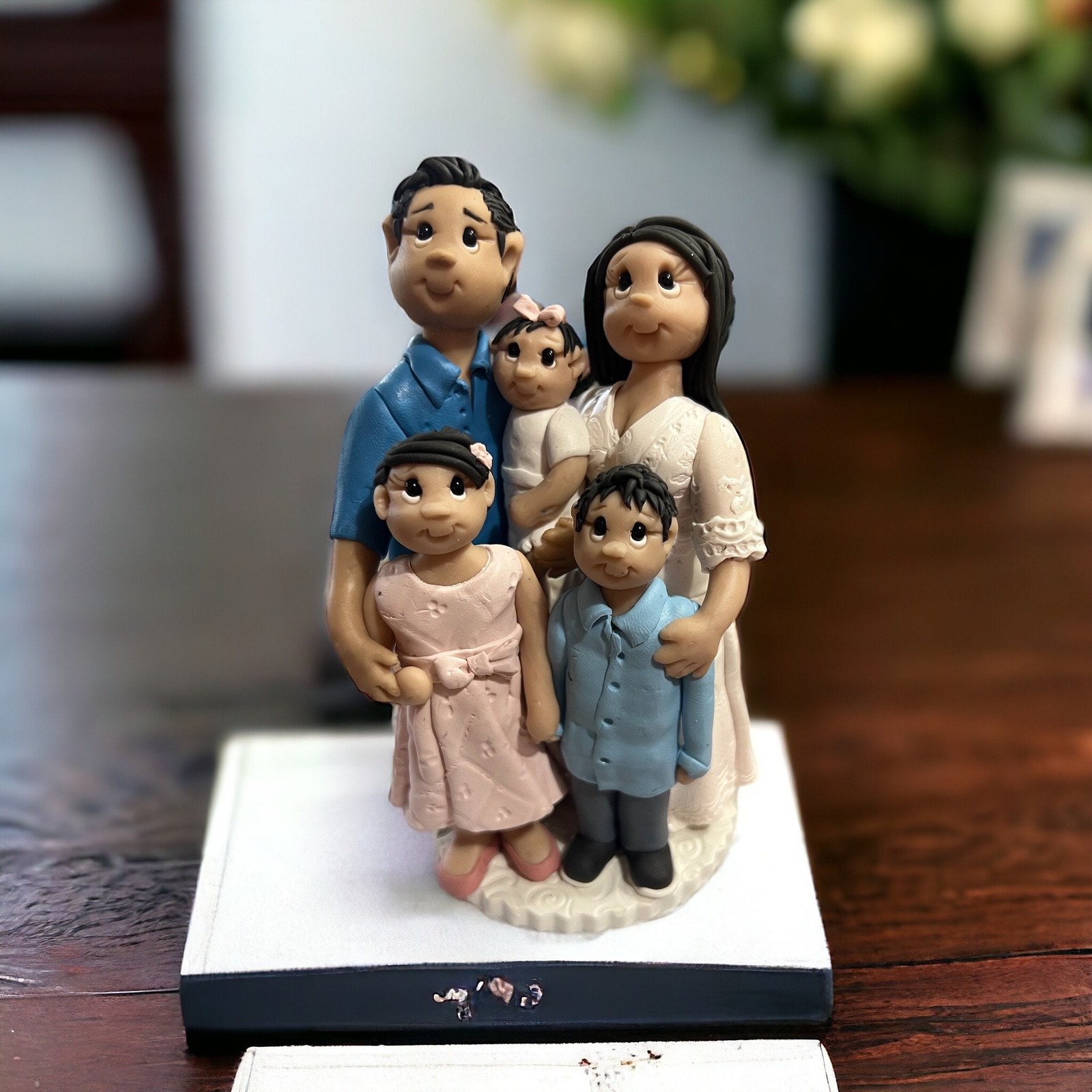 Mother’s Day gift Custom Figurine made from Your Photo - Handcrafted Photo Sculpture by Lynn's Little Creations