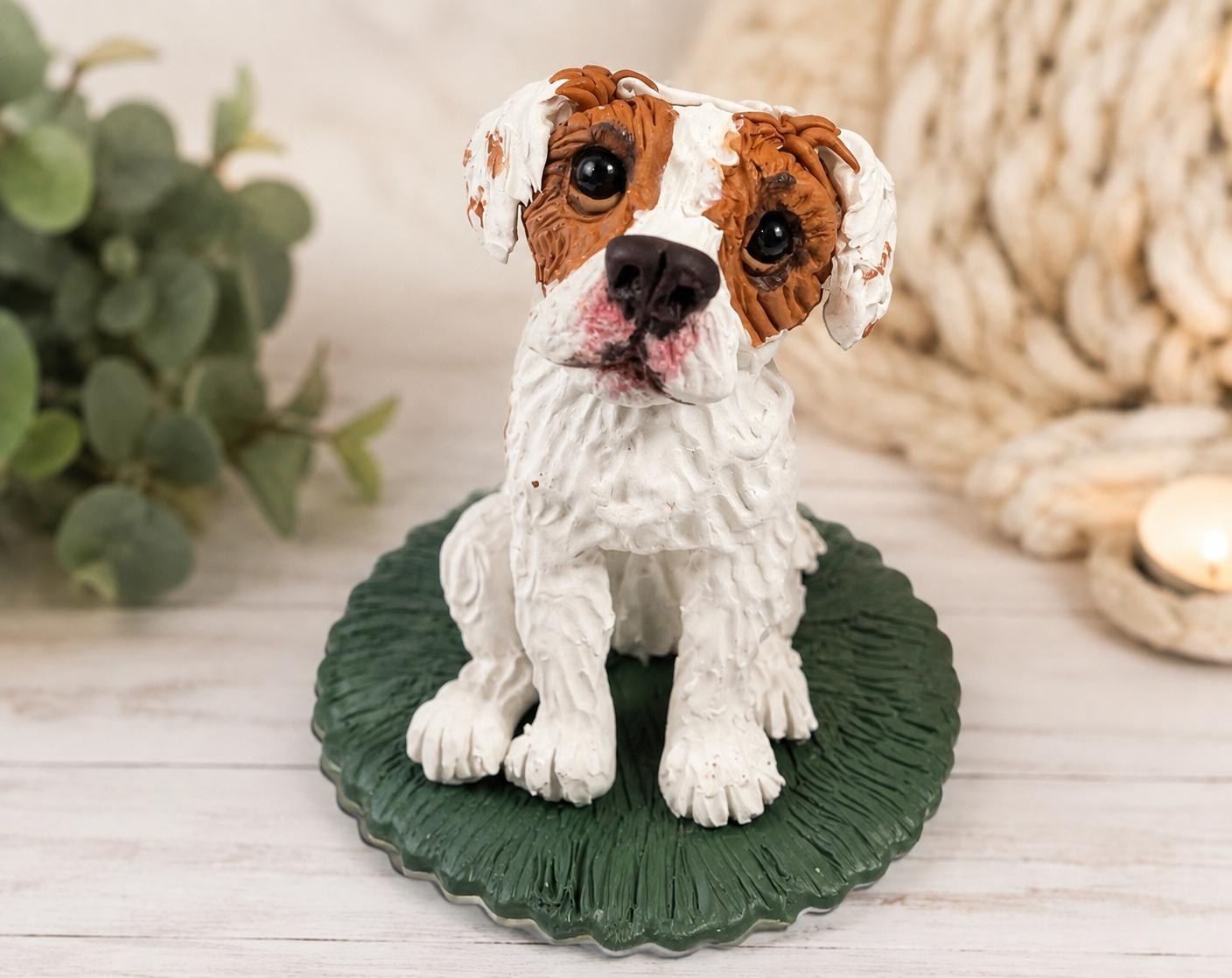 Custom Pet Figurine: Handmade Dog Cat Keepsake, Wedding Cake Topper, Memorial Gift by Lynn's Little Creations