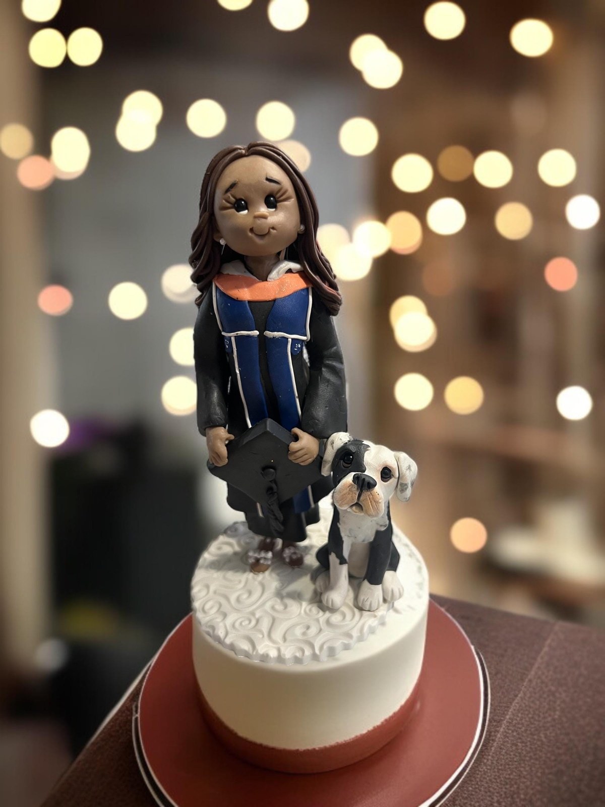 Personalized Graduation Cake Topper: Custom Figurine, Class of 2025/2026 by Lynn's Little Creations