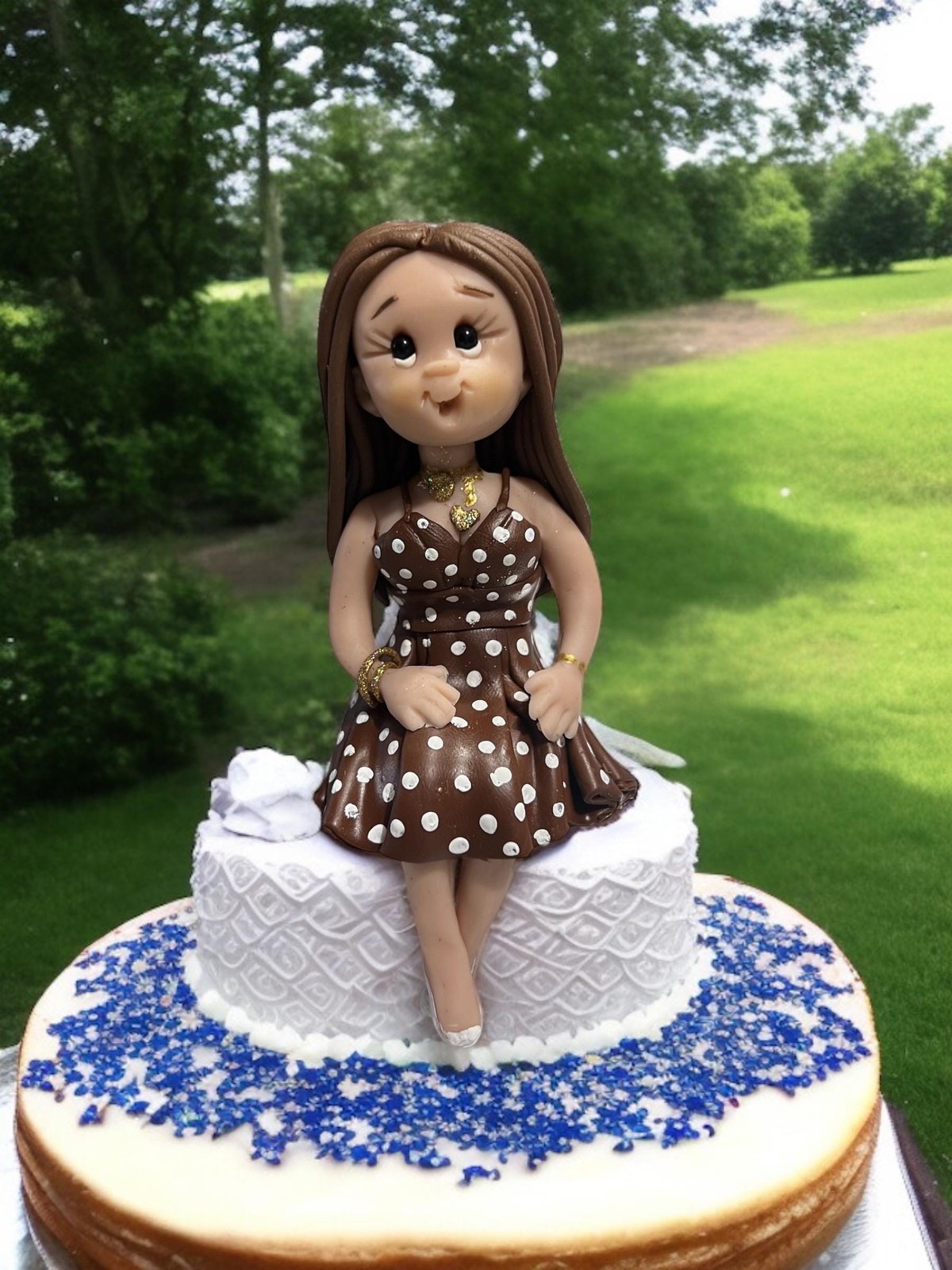 Custom People Cake Toppers: Personalized Party Decor by Lynn's Little Creations