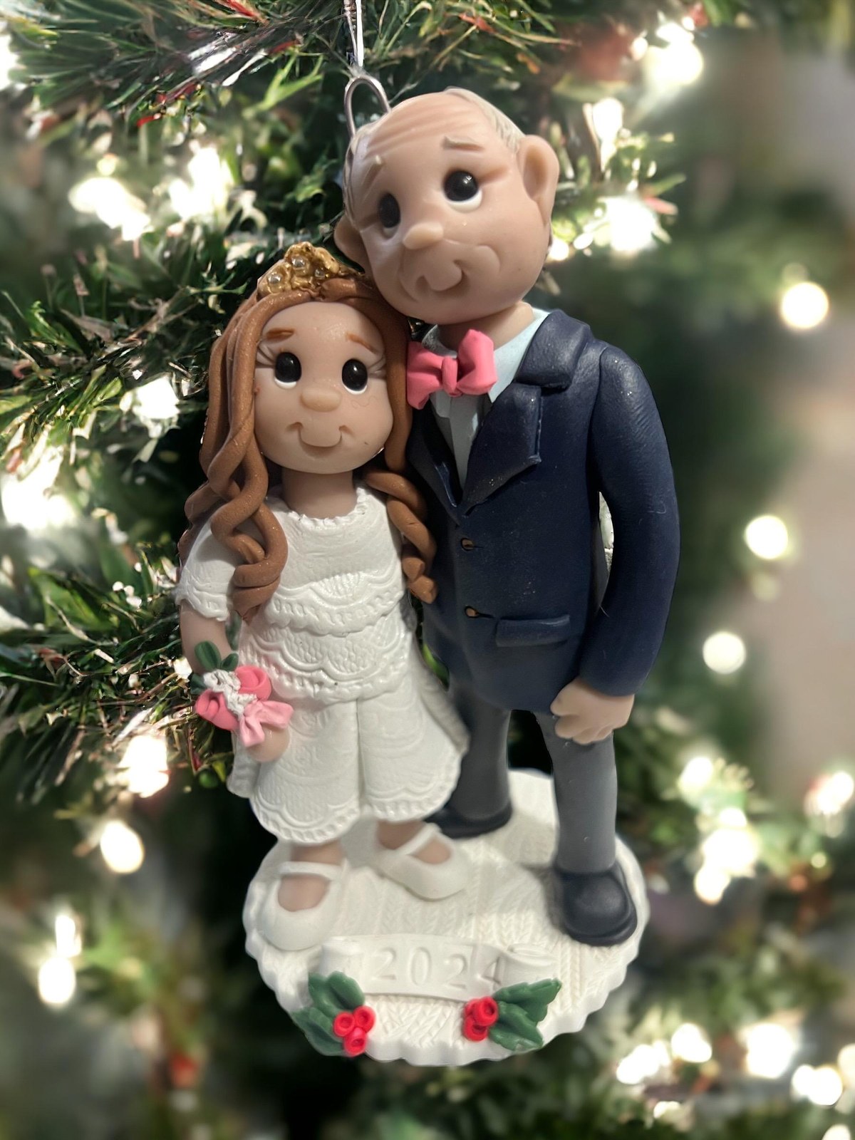 Personalized Grandfather Christmas Ornament by Lynn's Little Creations