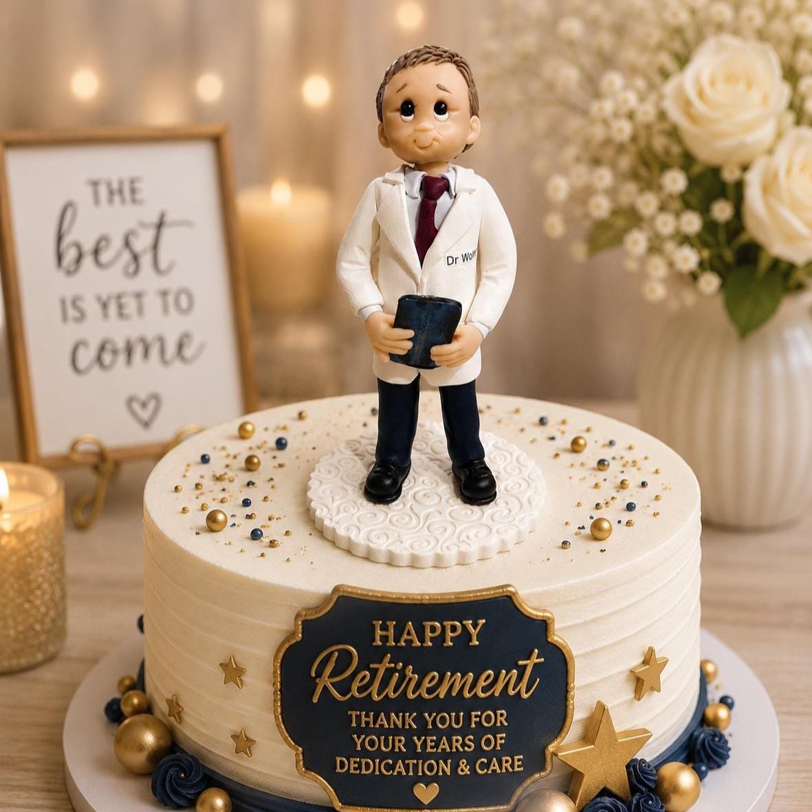 Custom Doctor Figurine, Personalized Medical Keepsake, Handmade Polymer Clay Doctor Gift by Lynn's Little Creations