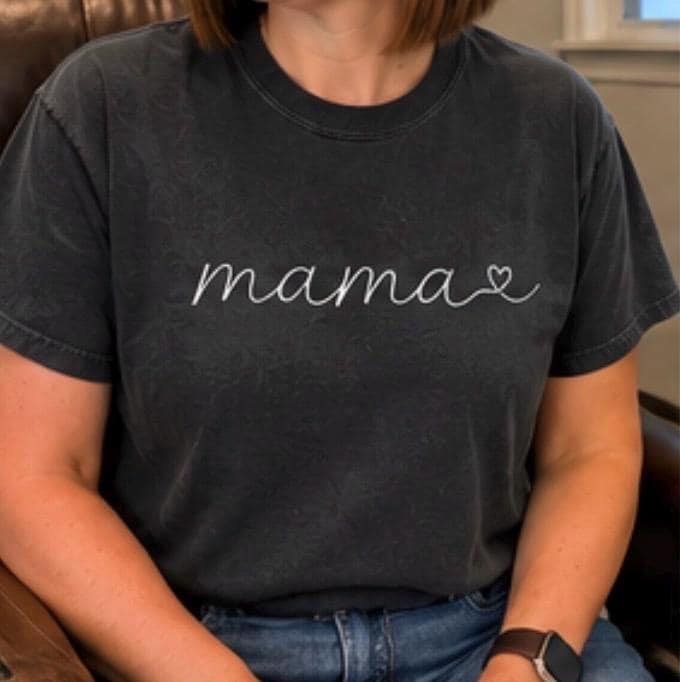 Mama tees - personalized, puff, vinyl, view 8