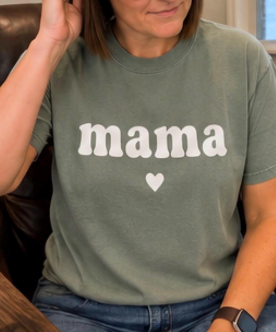 Mama tees - personalized, puff, vinyl, view 9