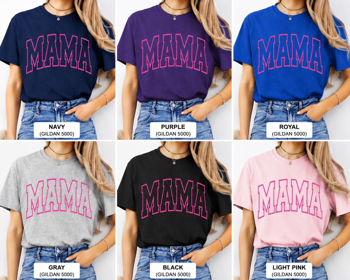 Mama tees - personalized, puff, vinyl, view 2