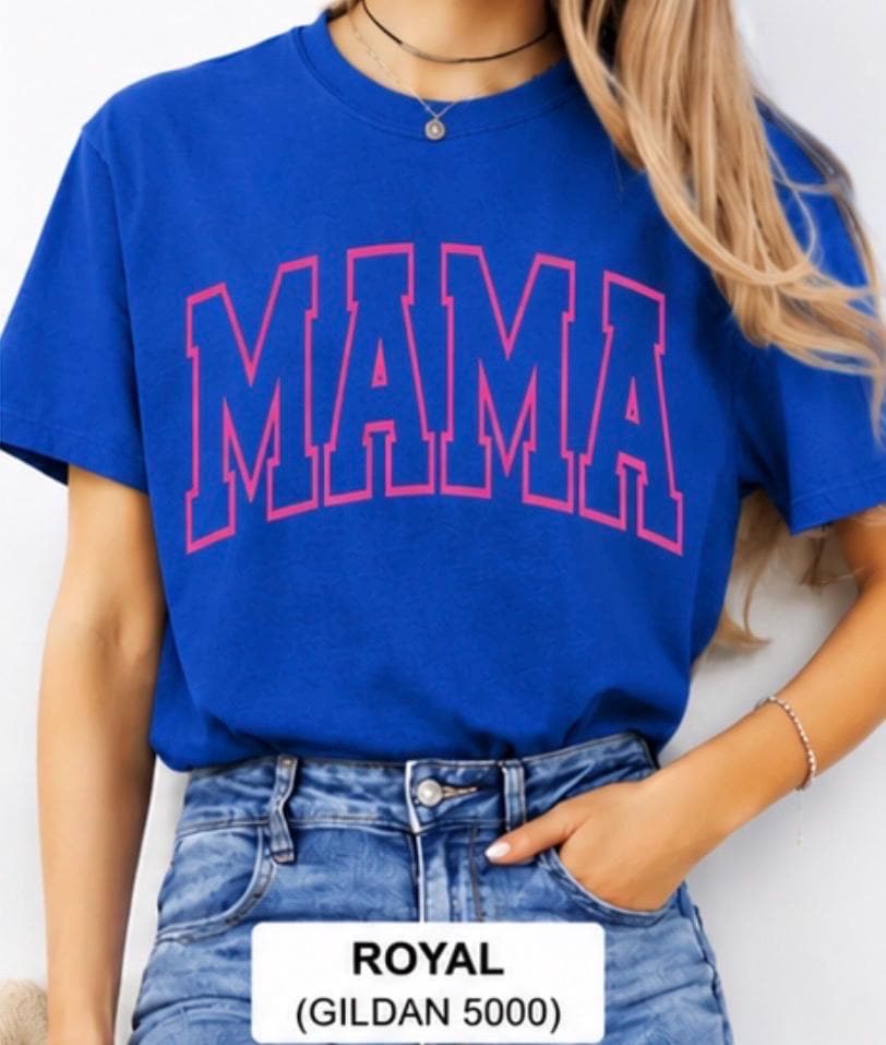 Mama tees - personalized, puff, vinyl, view 5