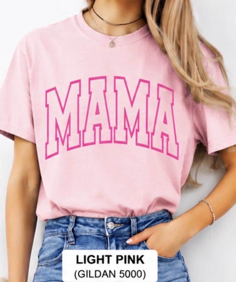 Mama tees - personalized, puff, vinyl, view 6