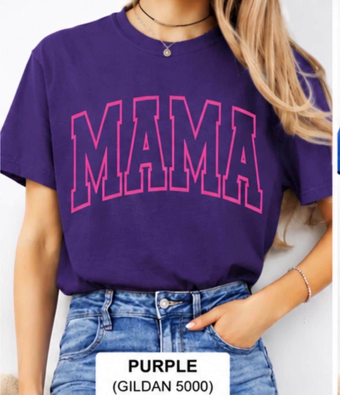 Mama tees - personalized, puff, vinyl, view 7