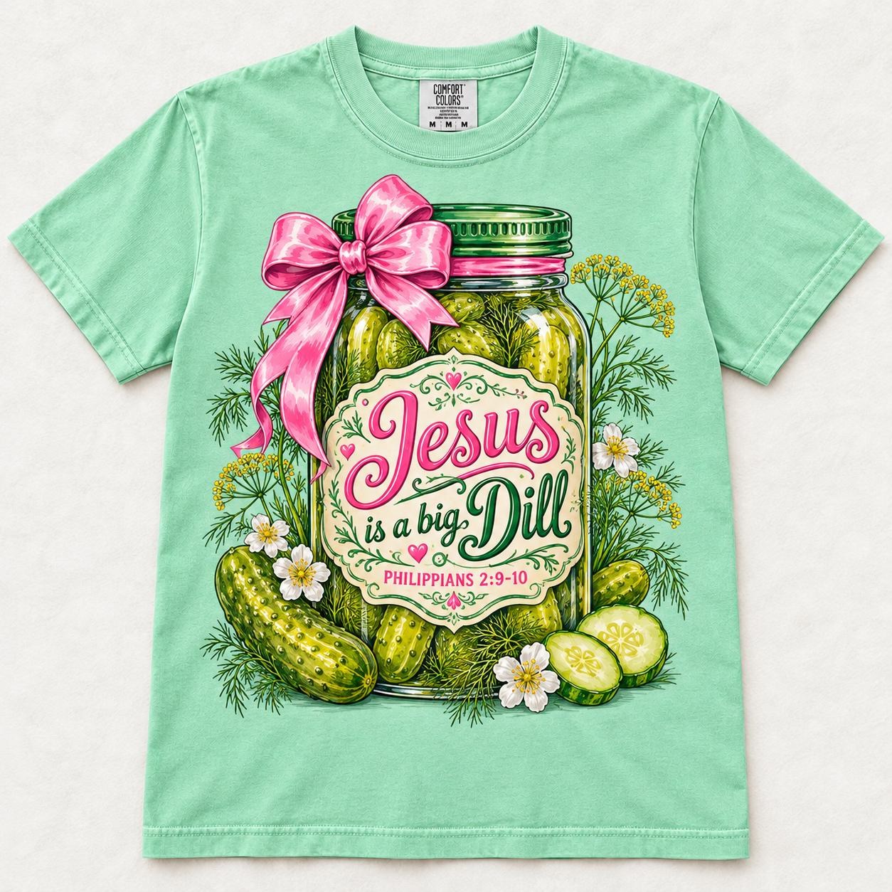 Colorful Christian Tee Collection, Jesus Jam Dill Lemonade and Faith Shirts, view 5