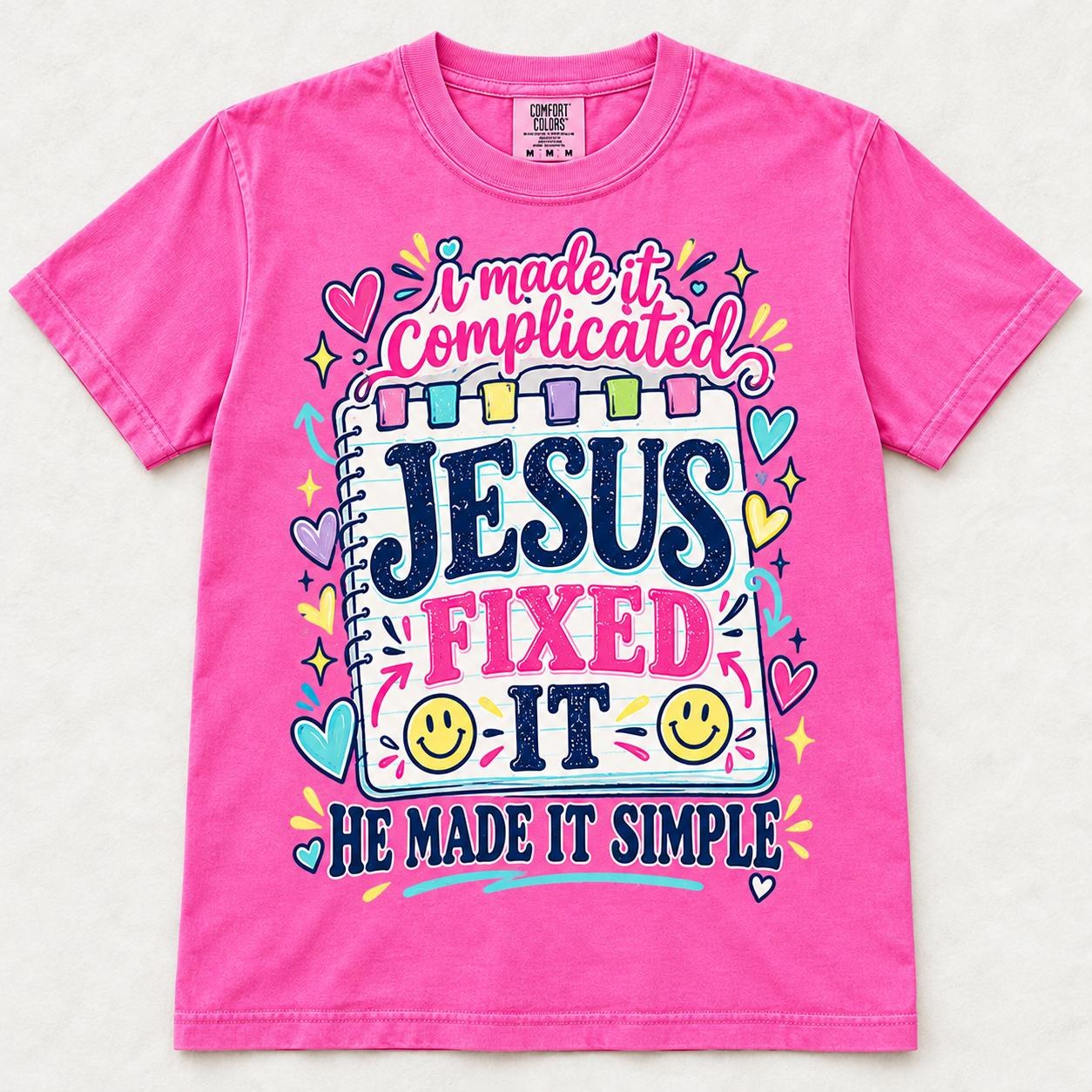 Colorful Christian Tee Collection, Jesus Jam Dill Lemonade and Faith Shirts, view 6