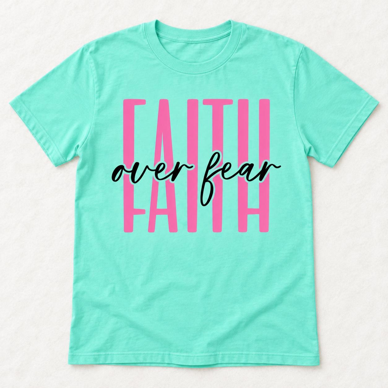 Christian Faith Tee Collection, God Is Good Love Like Jesus and Faith Over Fear, view 6