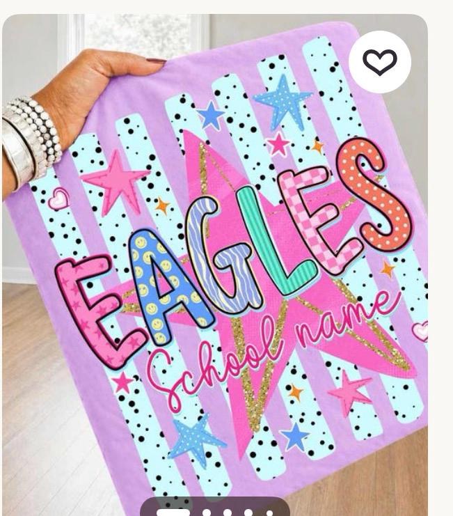 Custom School Mascot Star Shirt, Pastel Lettering School Name Spirit Tee