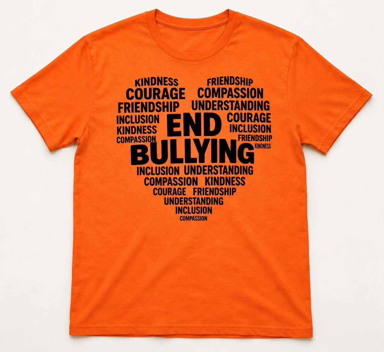 Unity Day Shirt Collection, Be Kind Rainbow Peace and Anti Bullying Tees, view 4