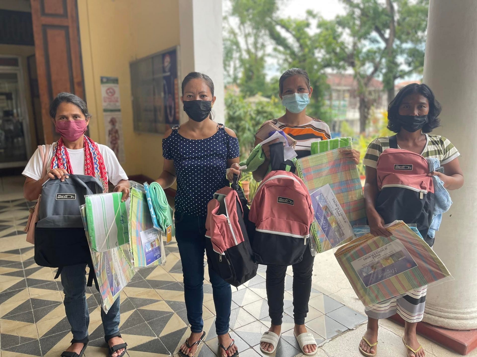 Bayanihan community support in Bohol