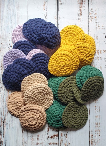 handwoven coaster