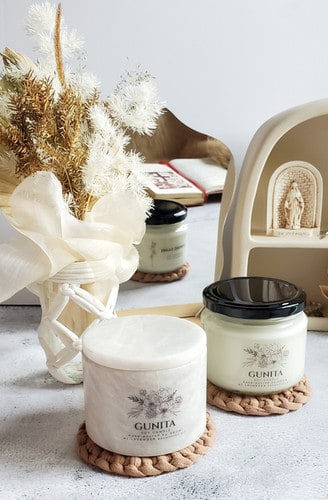 GUNITA customized memorial candle