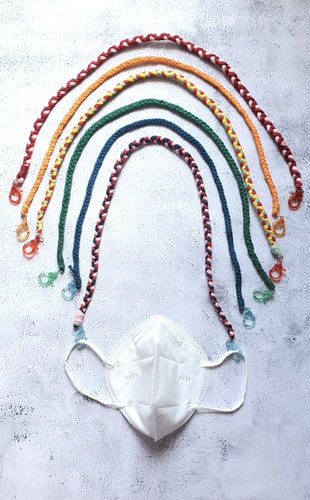 HIYAS face mask strap holder