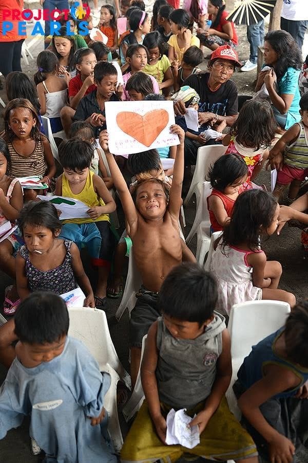 Children taking part in a Project PEARLS community activity