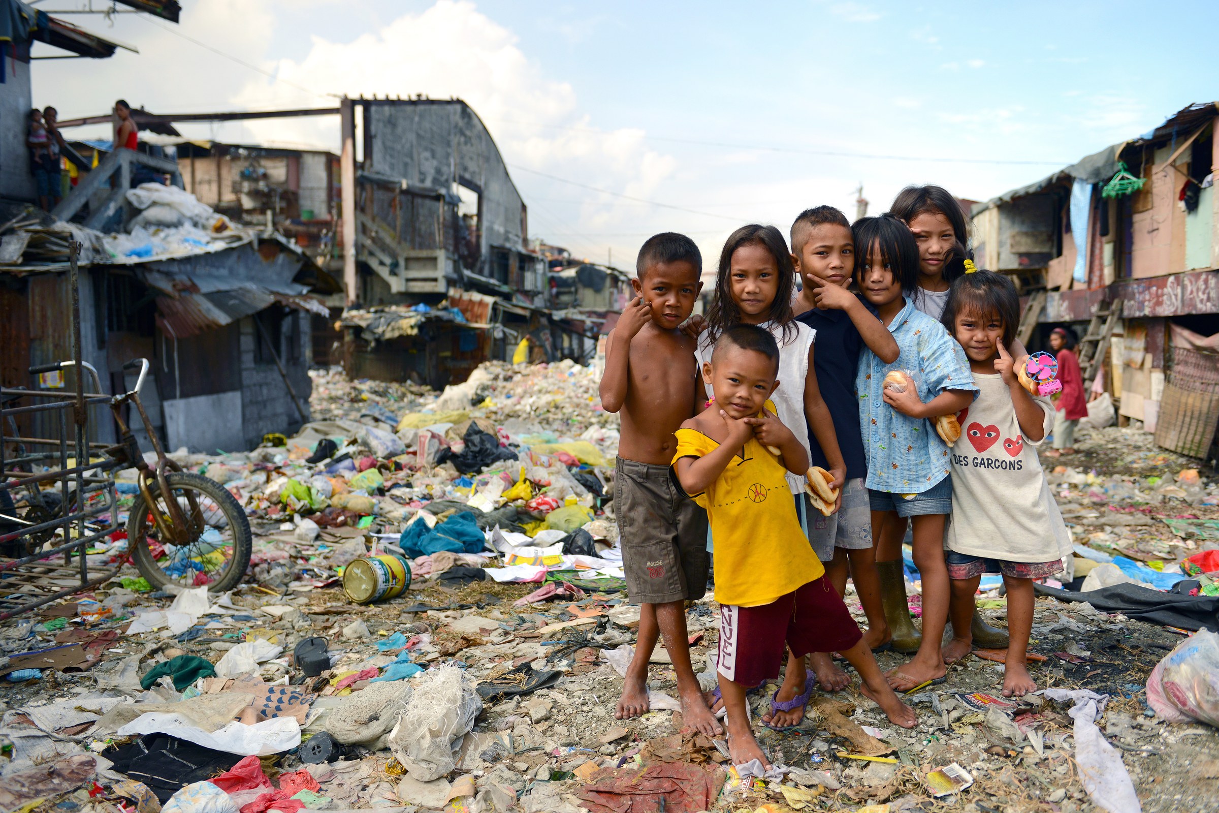 Children in a Project PEARLS community in Manila