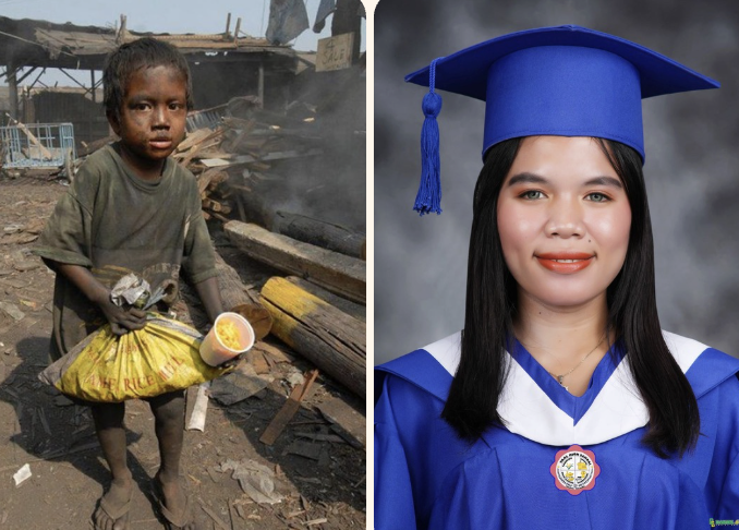 A Project PEARLS scholar as a child and at graduation