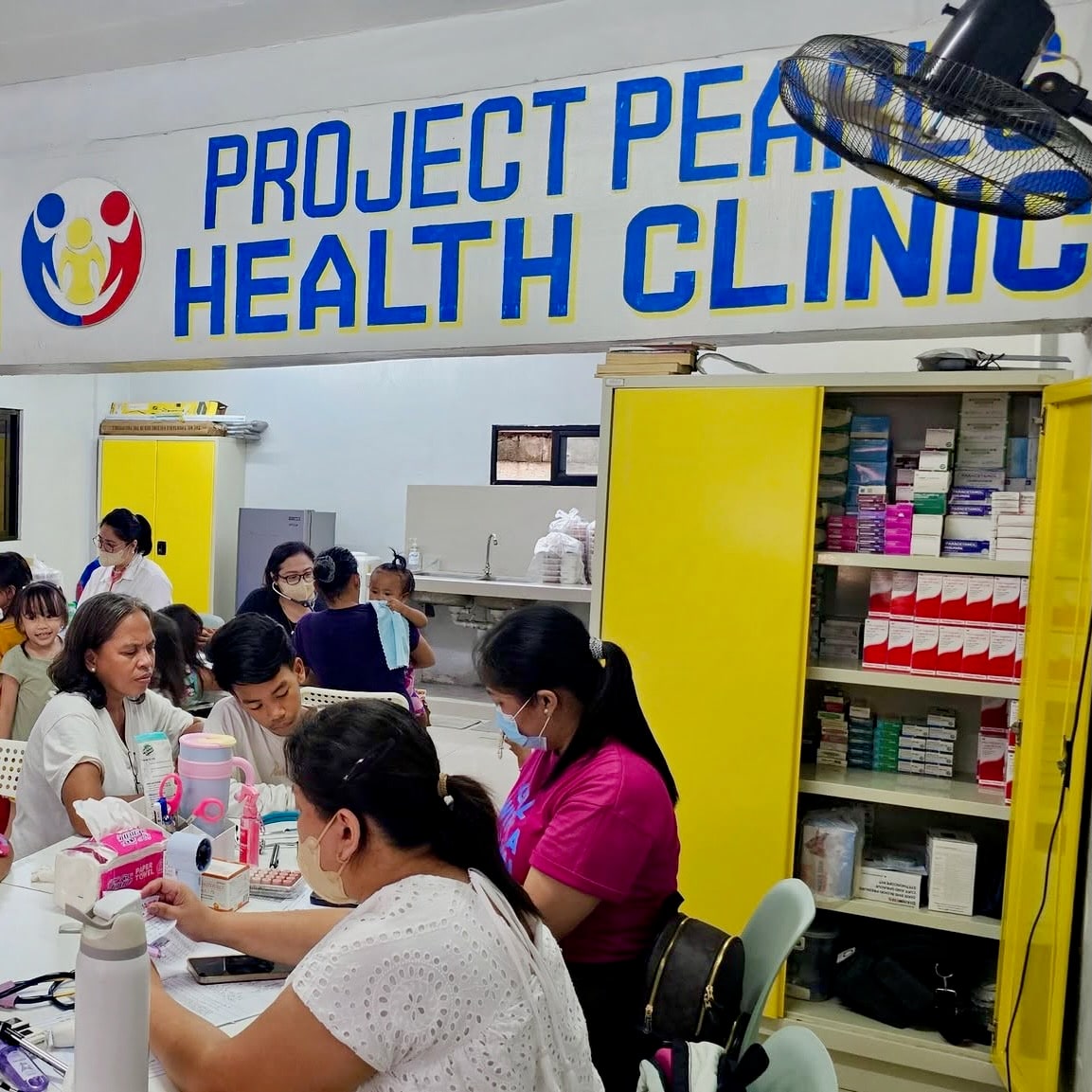 Families receiving care at the Project PEARLS Health Clinic