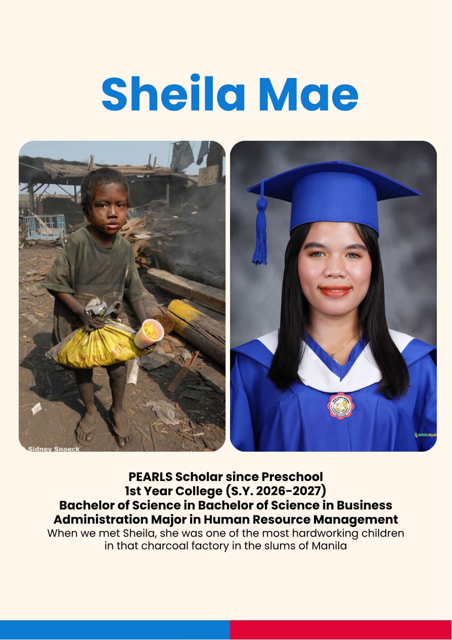 Sheila Mae, before and after their Project PEARLS education journey