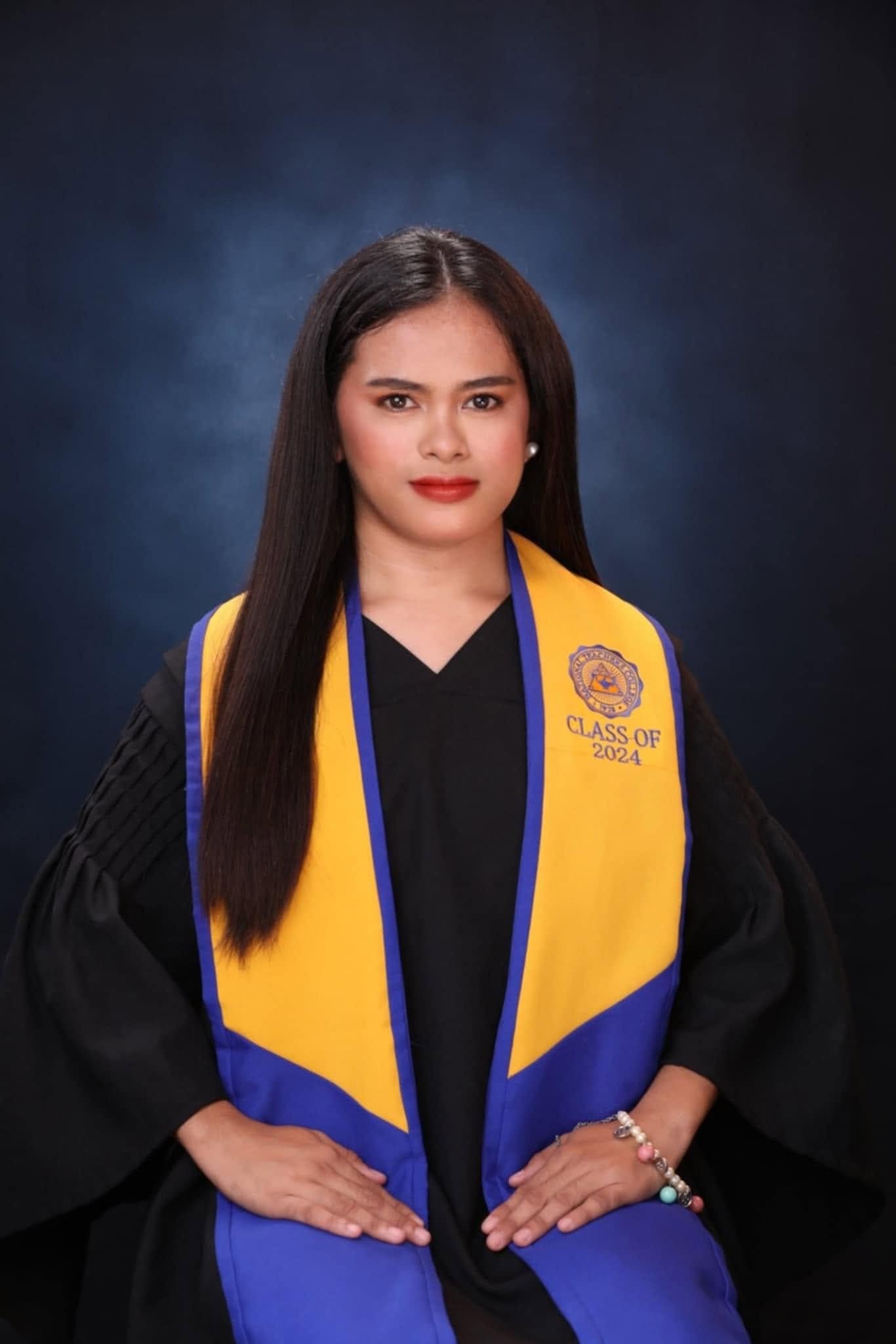Rosalie at college graduation