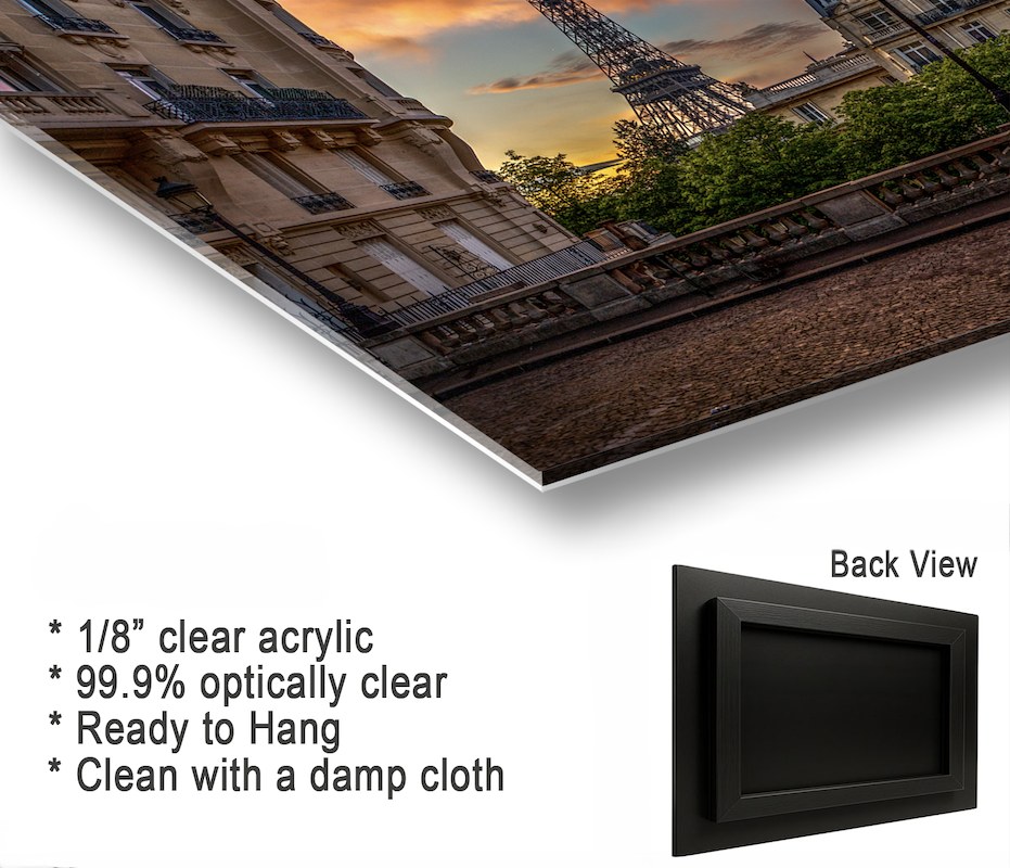 Acrylic Print example, shown in full