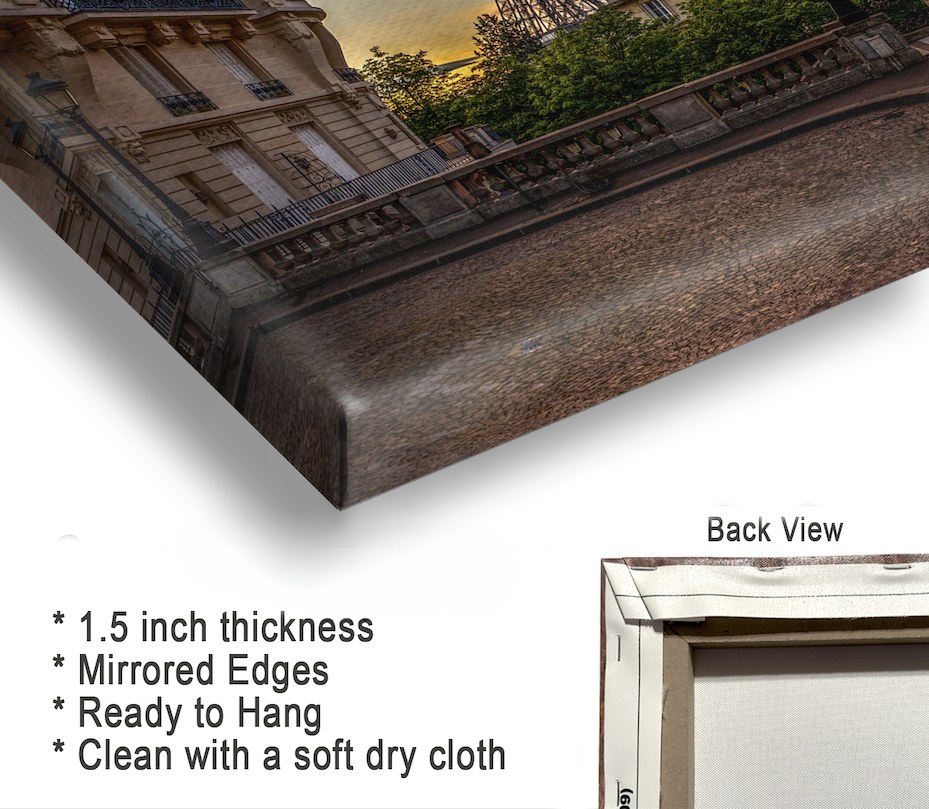 Gallery Wrapped Canvas example, shown in full