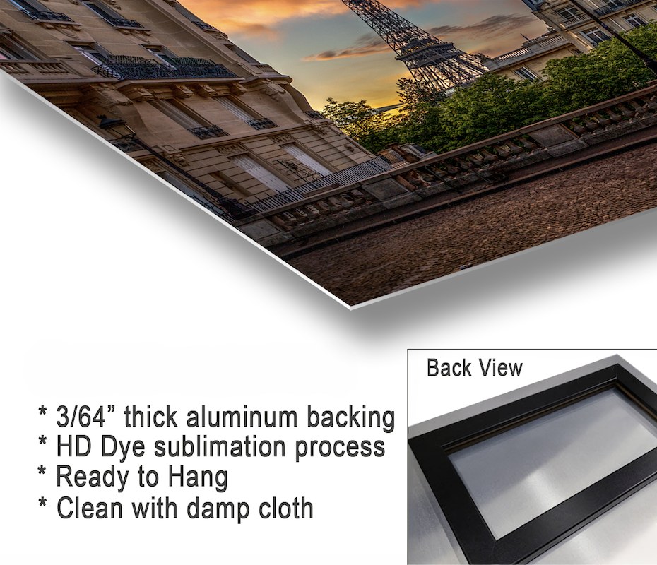 Metal / Aluminum Print example, shown in full