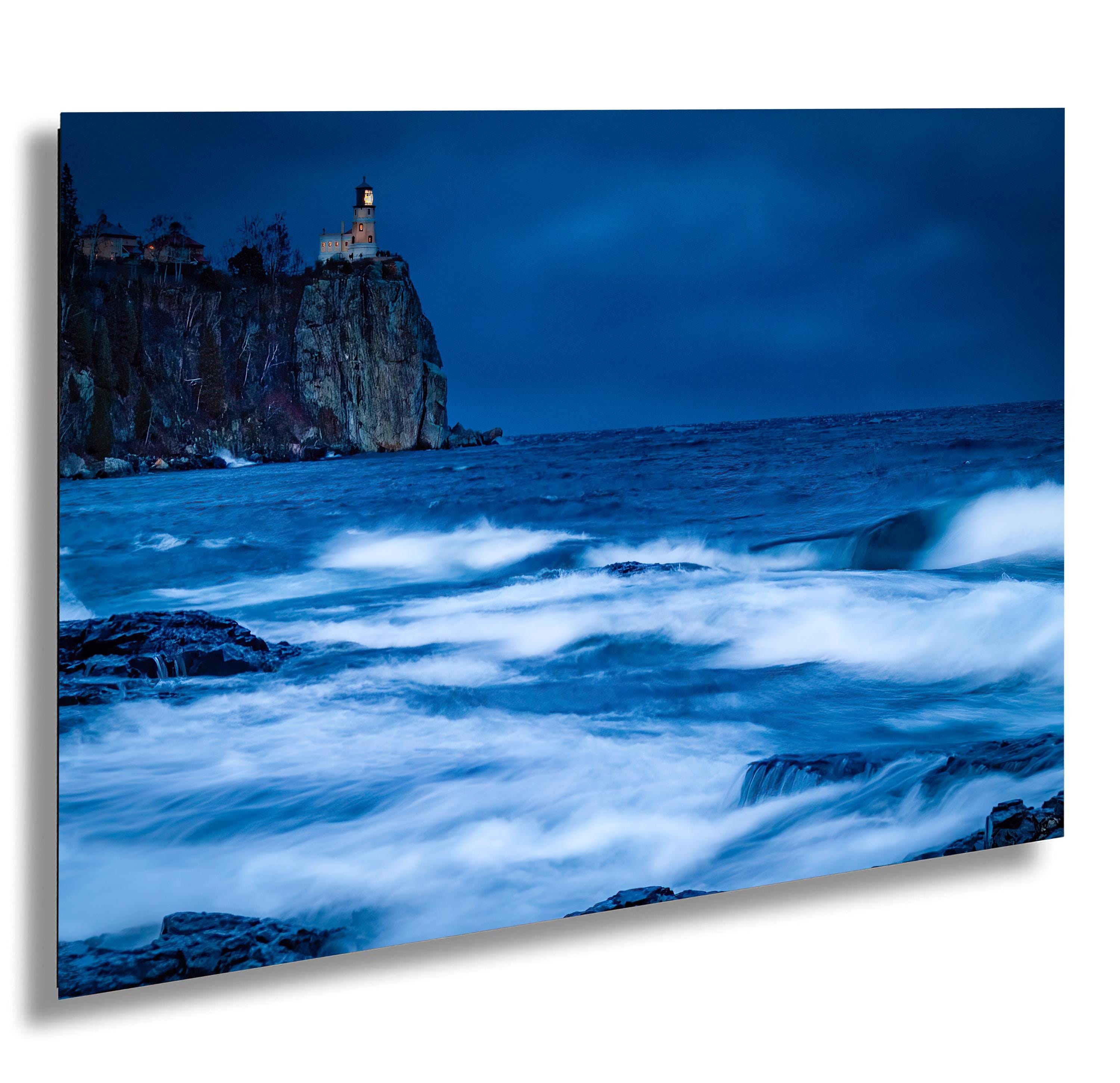 Split Rock Lighthouse Print: Lake Superior November Gales, Minnesota Wall Art