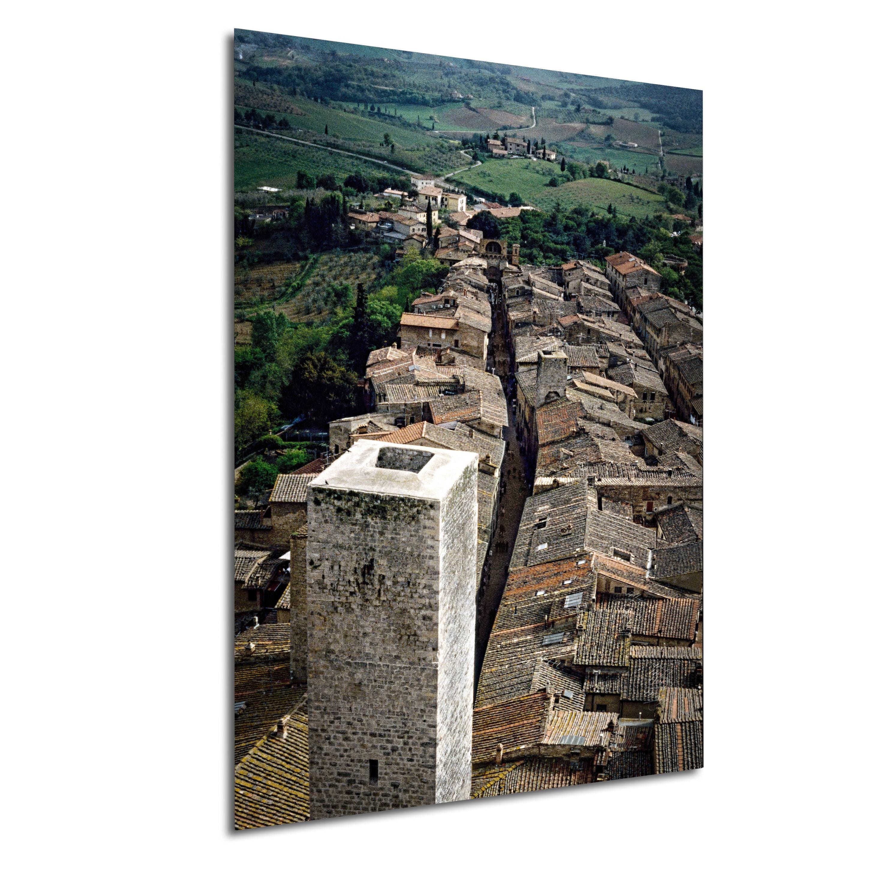 Tuscany Rooftops Photo Art: San Gimignano Italy Print