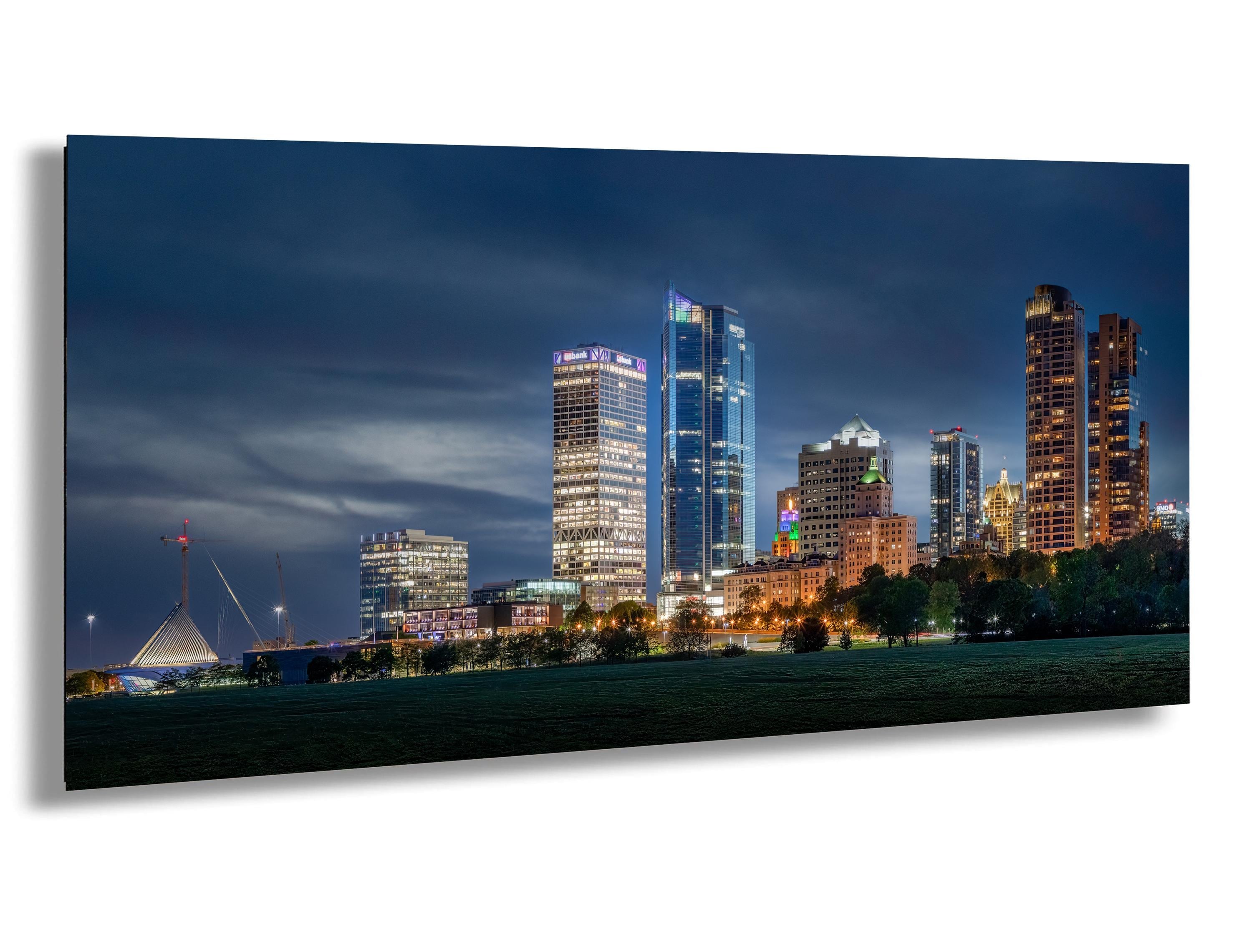 Milwaukee Skyline Canvas Print: Veterans Park, Wisconsin