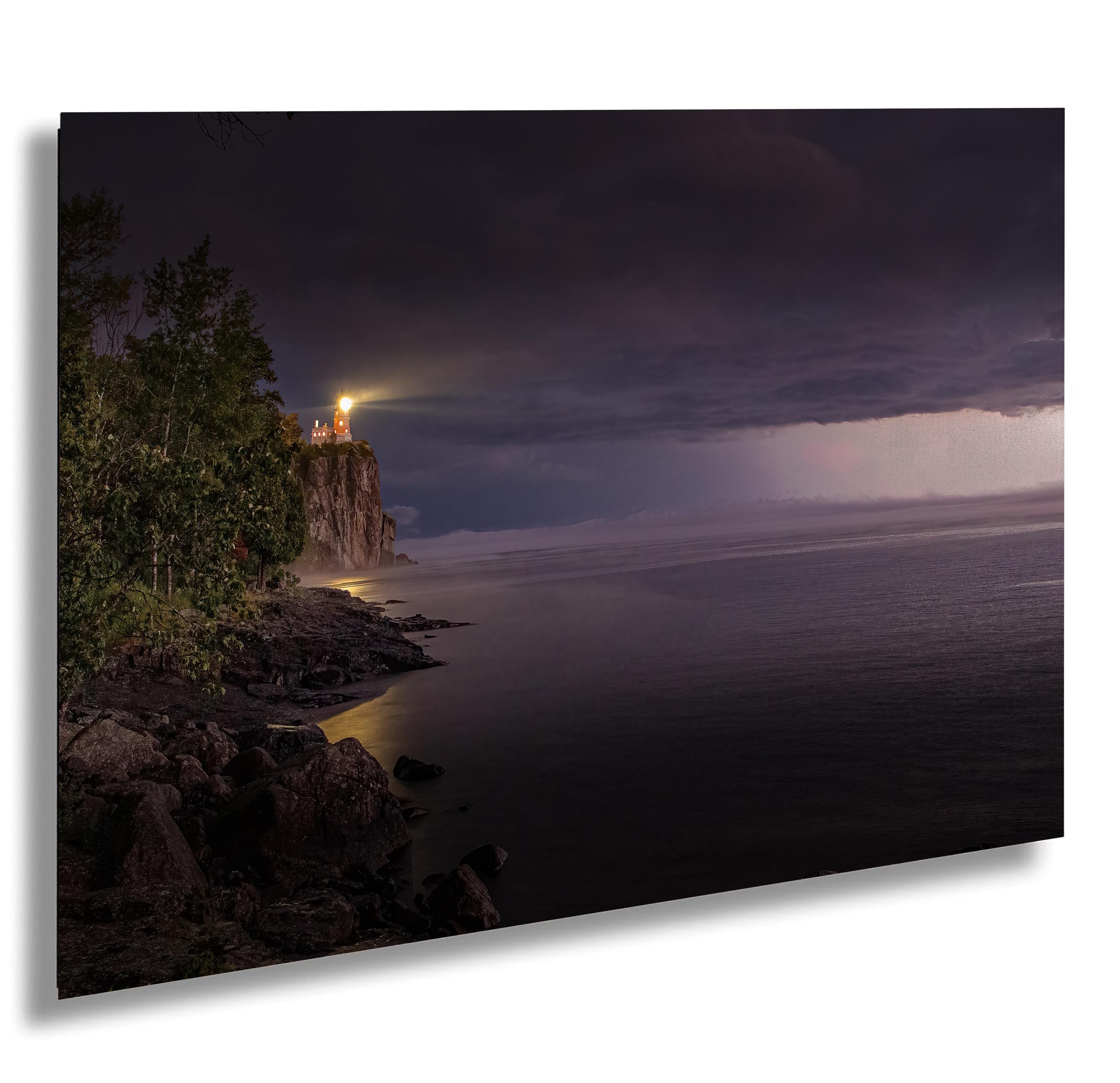Split Rock Lighthouse Print: Stormy Lake Superior, Minnesota Wall Art