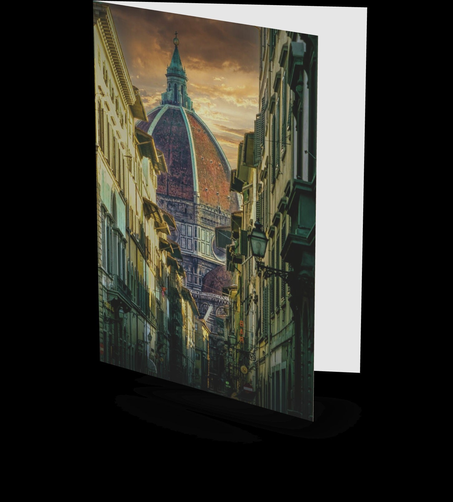 Florence Cathedral Greeting Card: Italy Photo Art