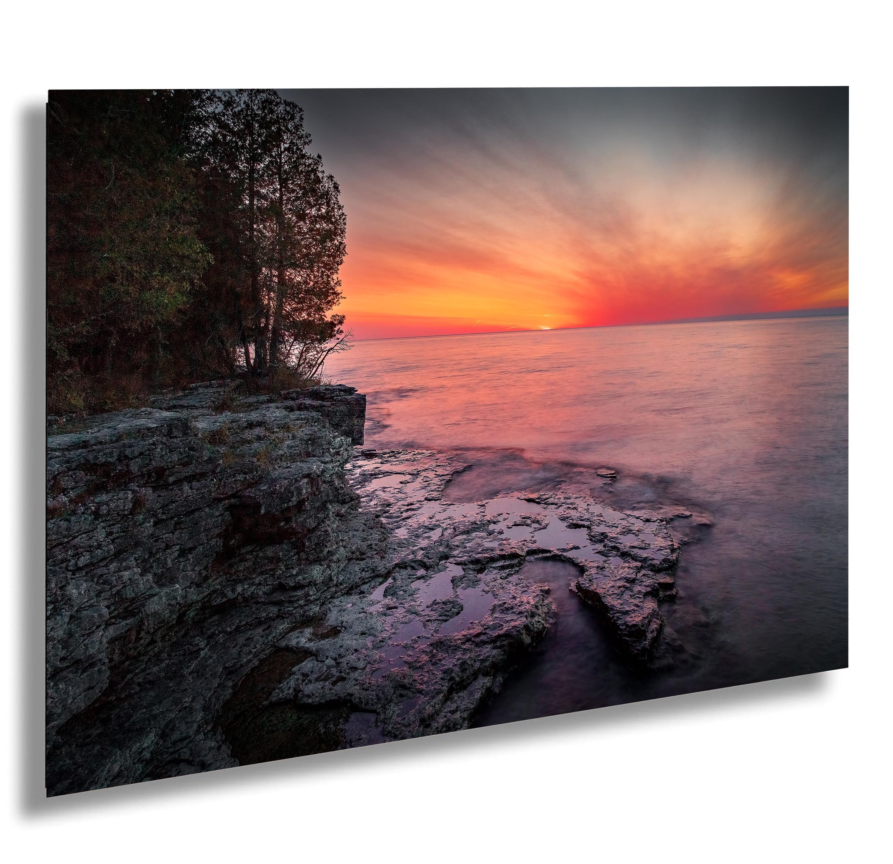 Door County Sunrise Print: Cave Point Park, Wisconsin