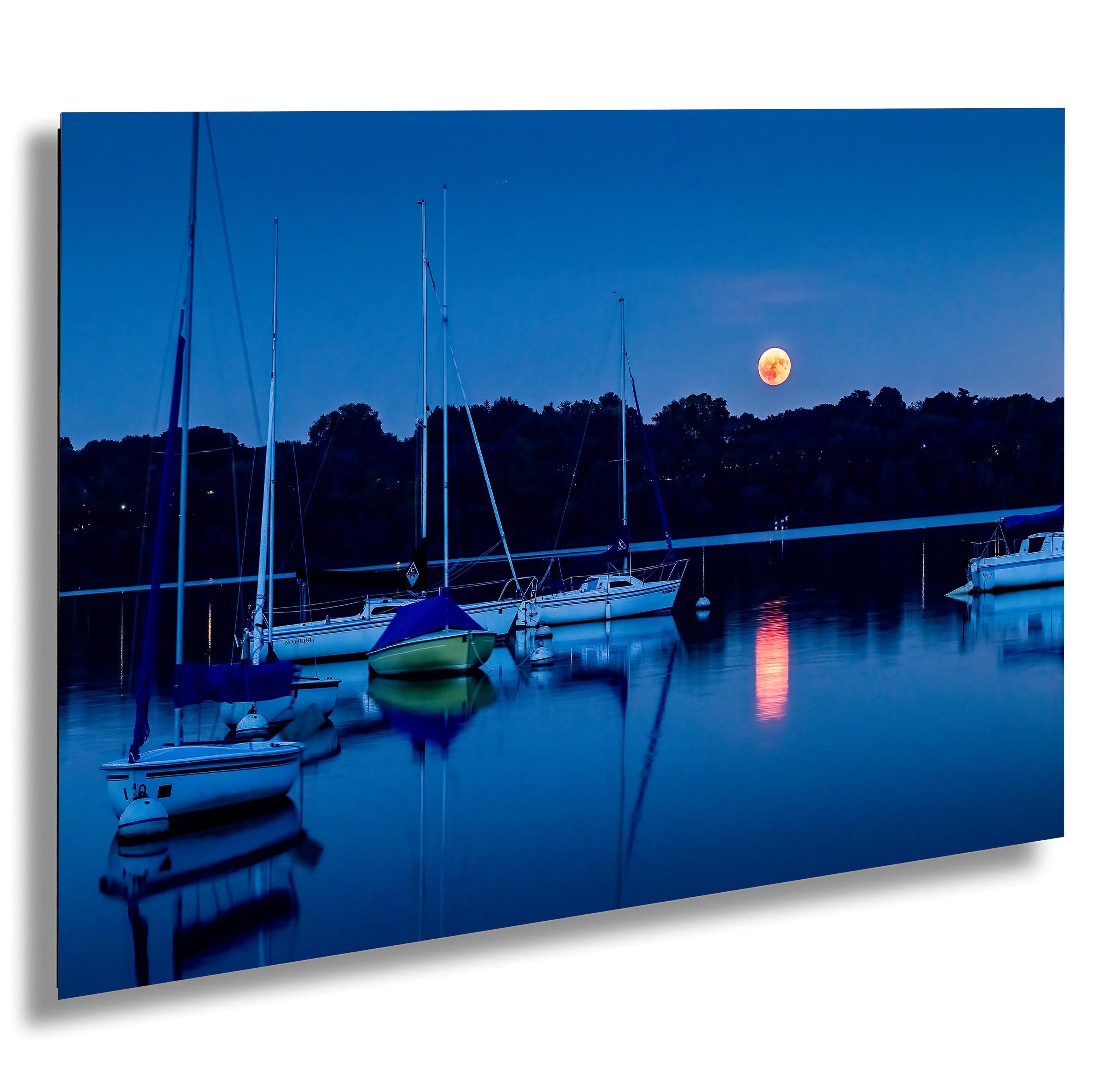 Lake Harriet Full Moon Print: Minneapolis Minnesota Wall Art