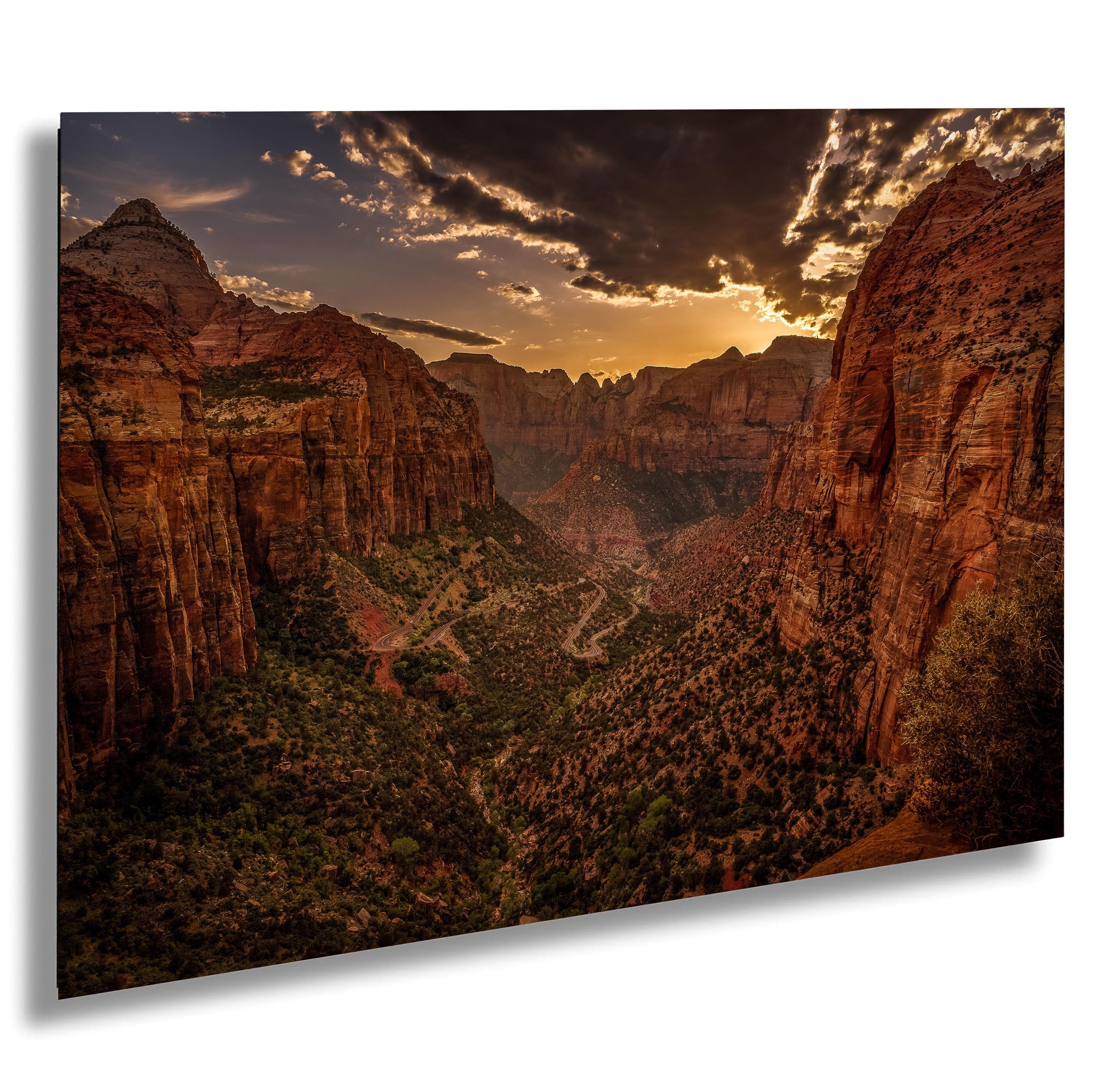 Zion National Park Sunset from Canyon Overlook, Utah - Canvas/Paper/Acrylic/Metal Print