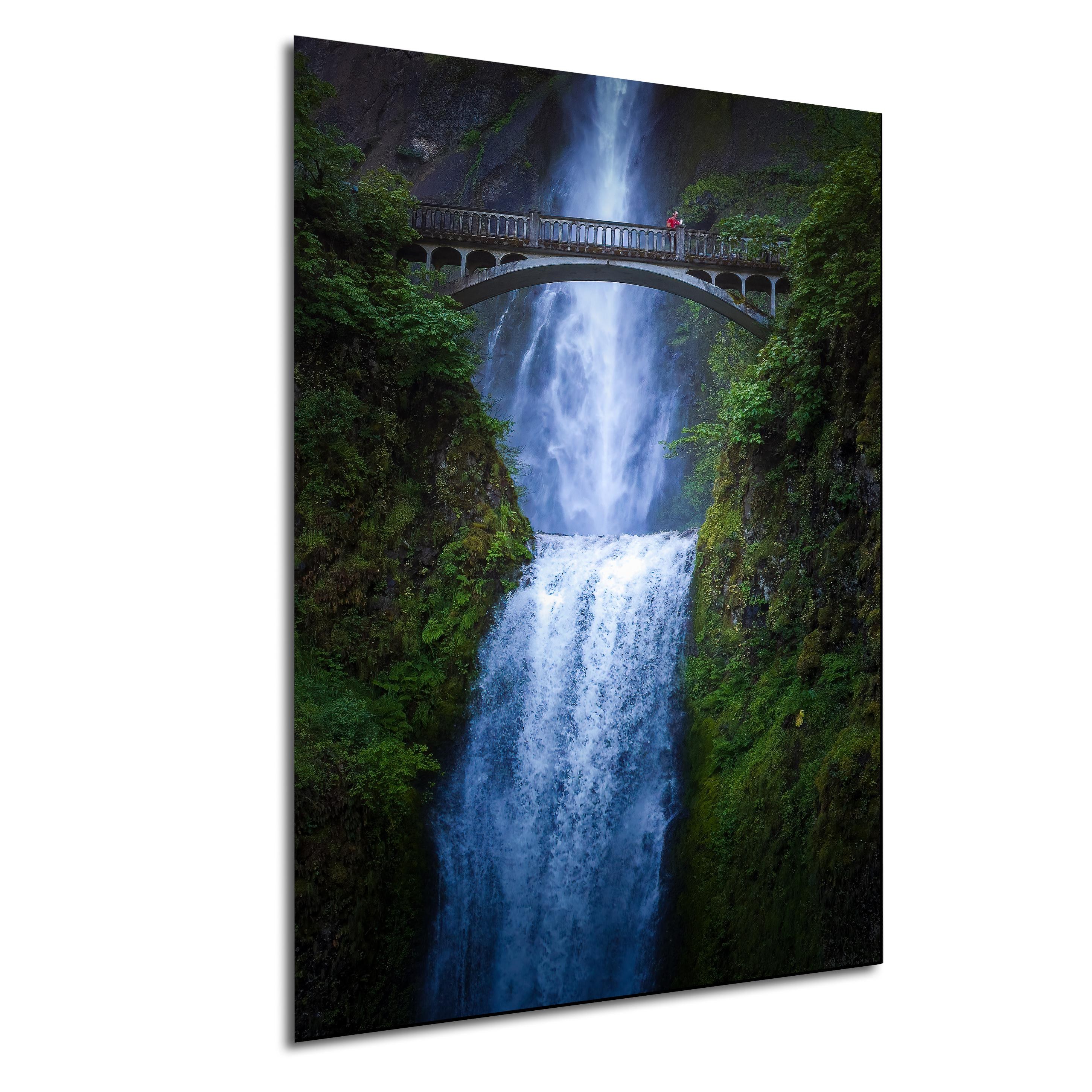 Multnomah Falls, Columbia River Gorge east of Portland, Oregon - Canvas/Paper/Acrylic/Metal Print