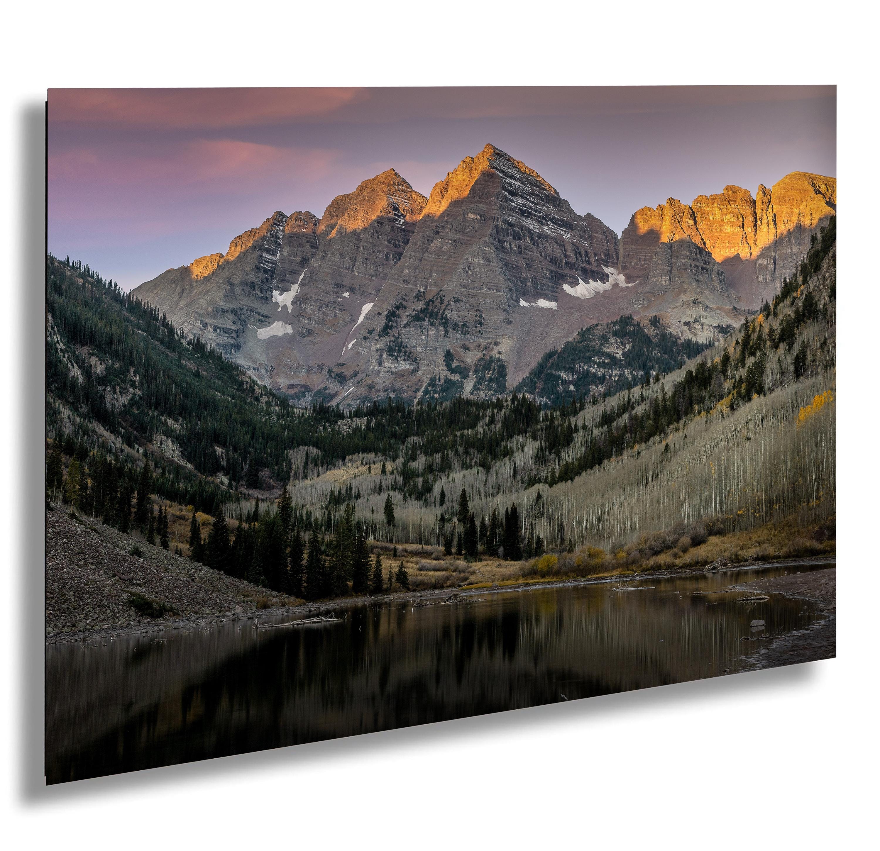 Maroon Bells Colorado Print: Elk Mountains Landscape, White River National Forest