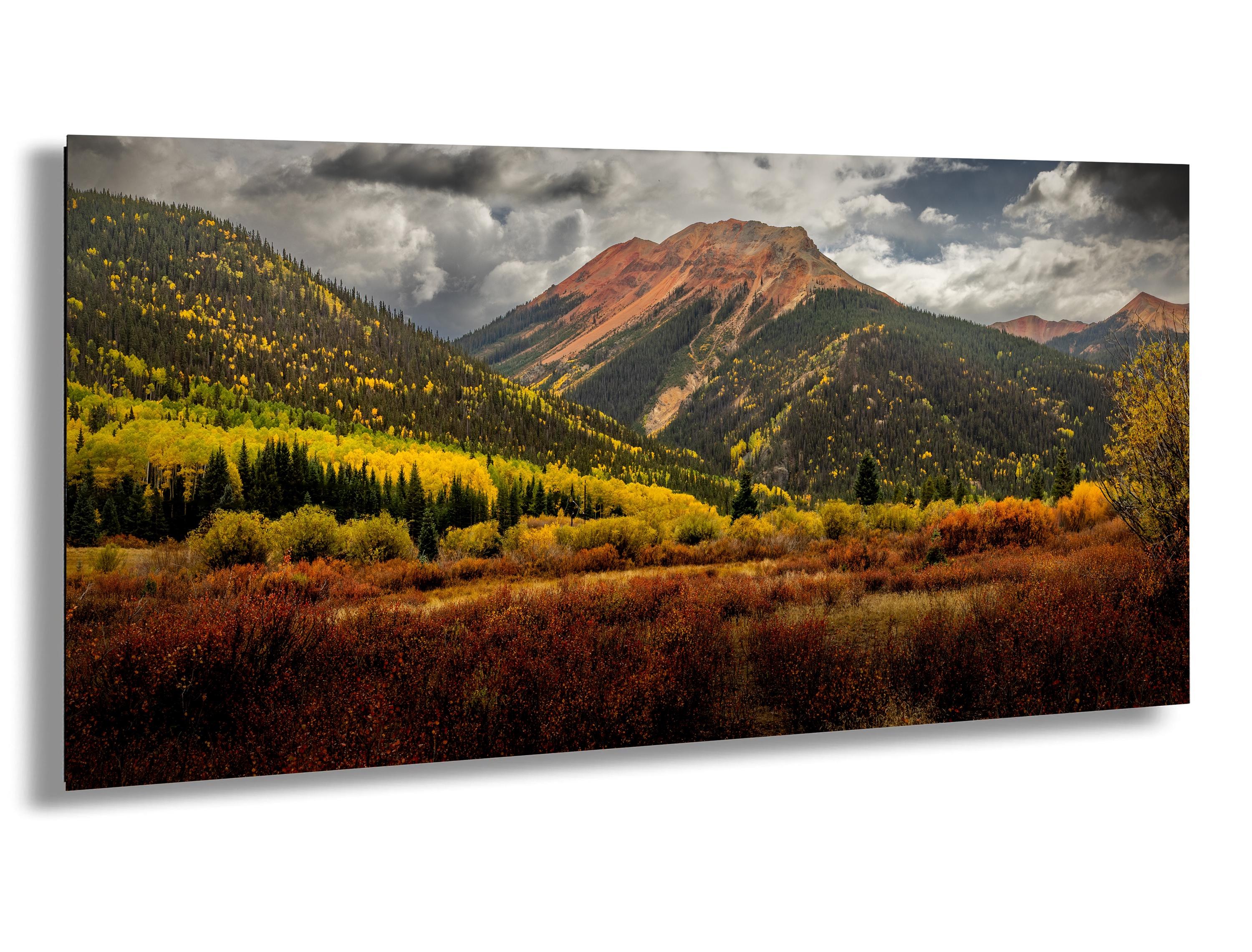 Red Mountain Fall Landscape Print – Colorado Photography, Million Dollar Highway