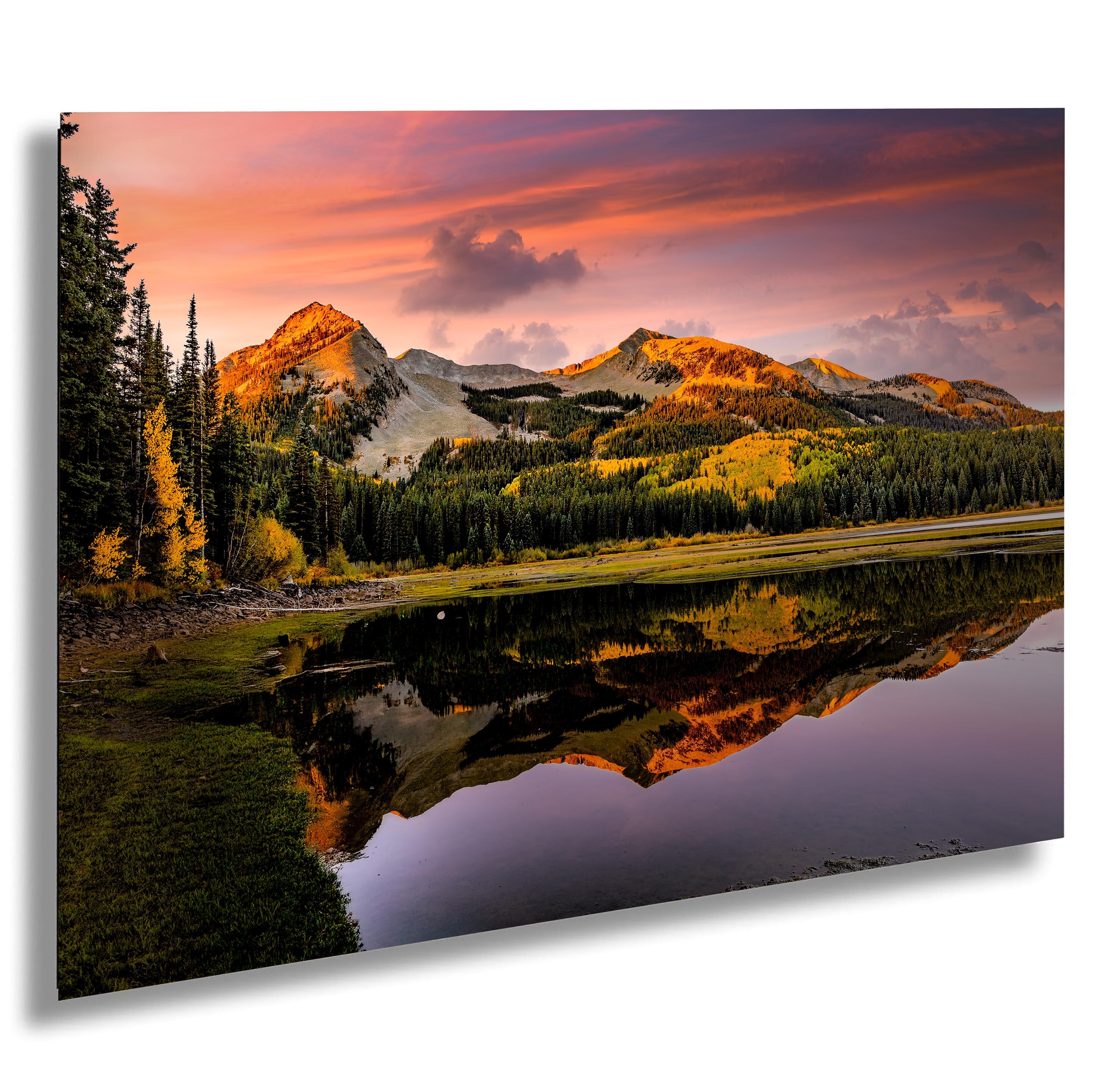 Twin Lakes Kebler Pass Wall Art – Crested Butte Colorado Sunrise Reflection Photo – Fall Mountain Landscape Print