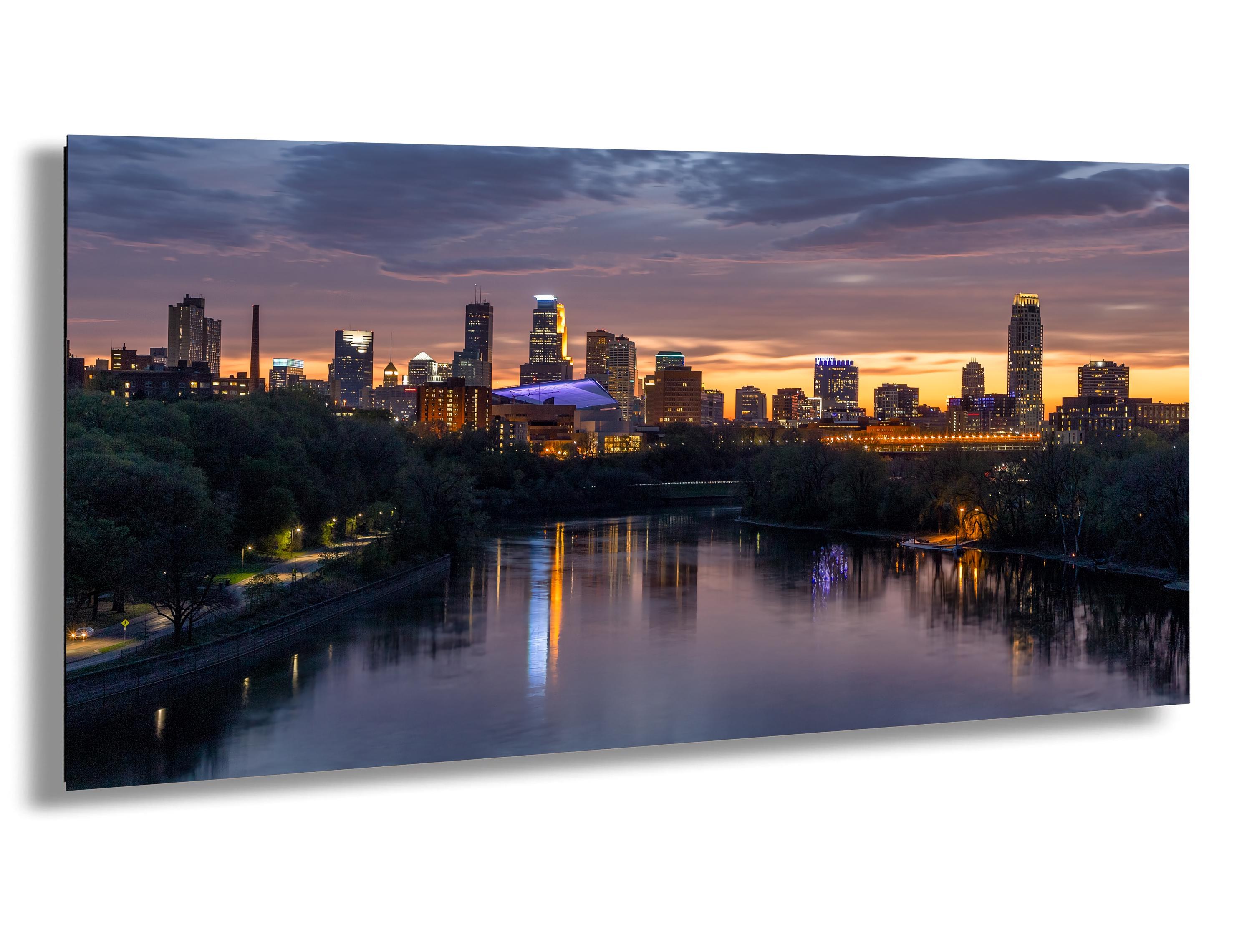 Minneapolis Skyline Photography Print – Sunset Cityscape, Minnesota Wall Art