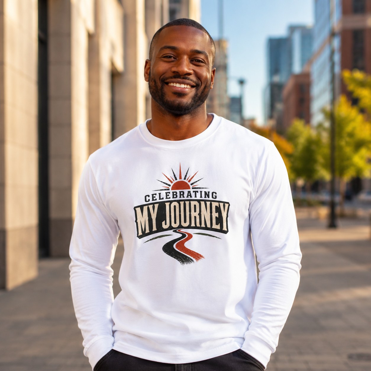 Celebrating My Journey Long-Sleeve Shirt