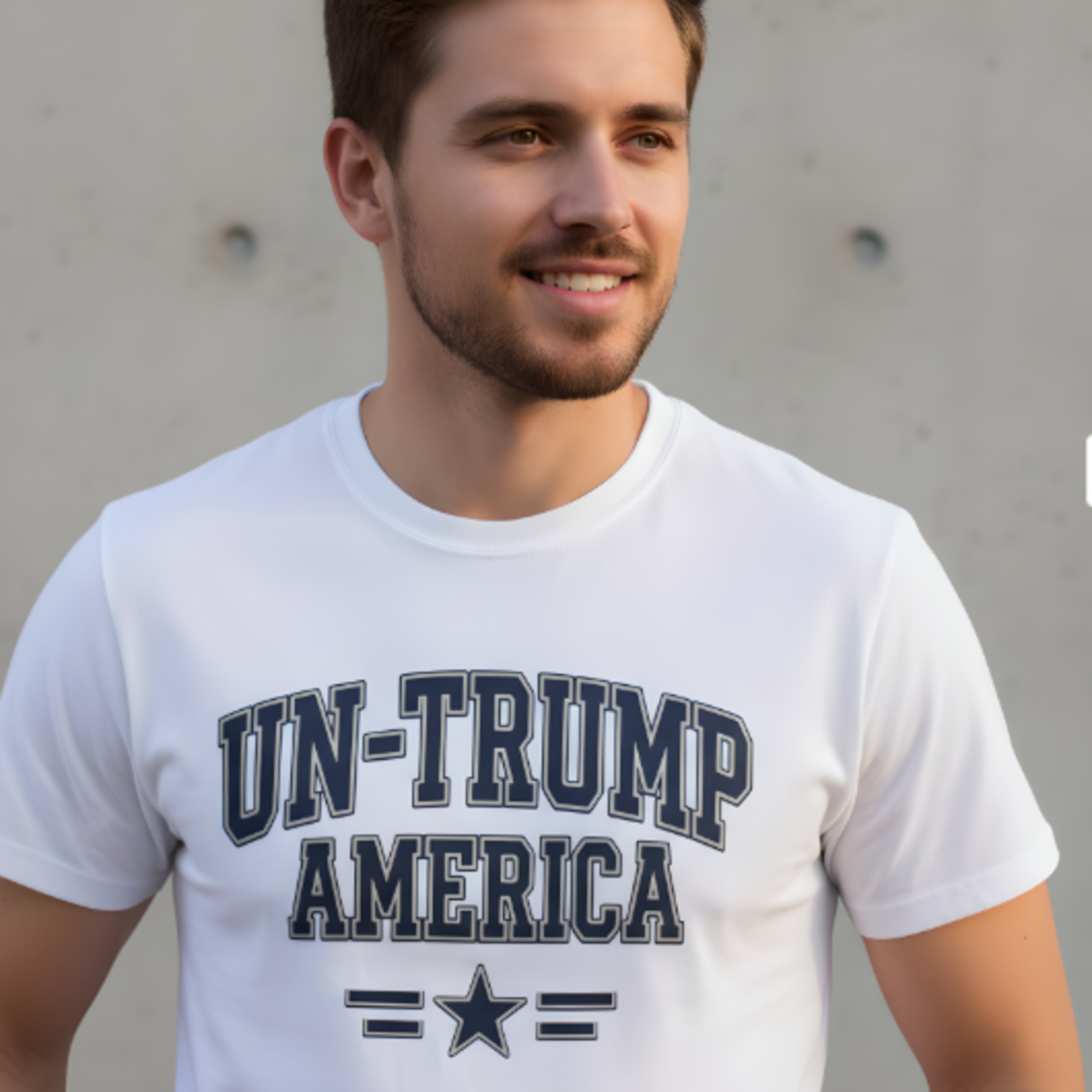 Political: Un-Trump America Protest T-Shirt , Anti-Trump Political Statement Tee