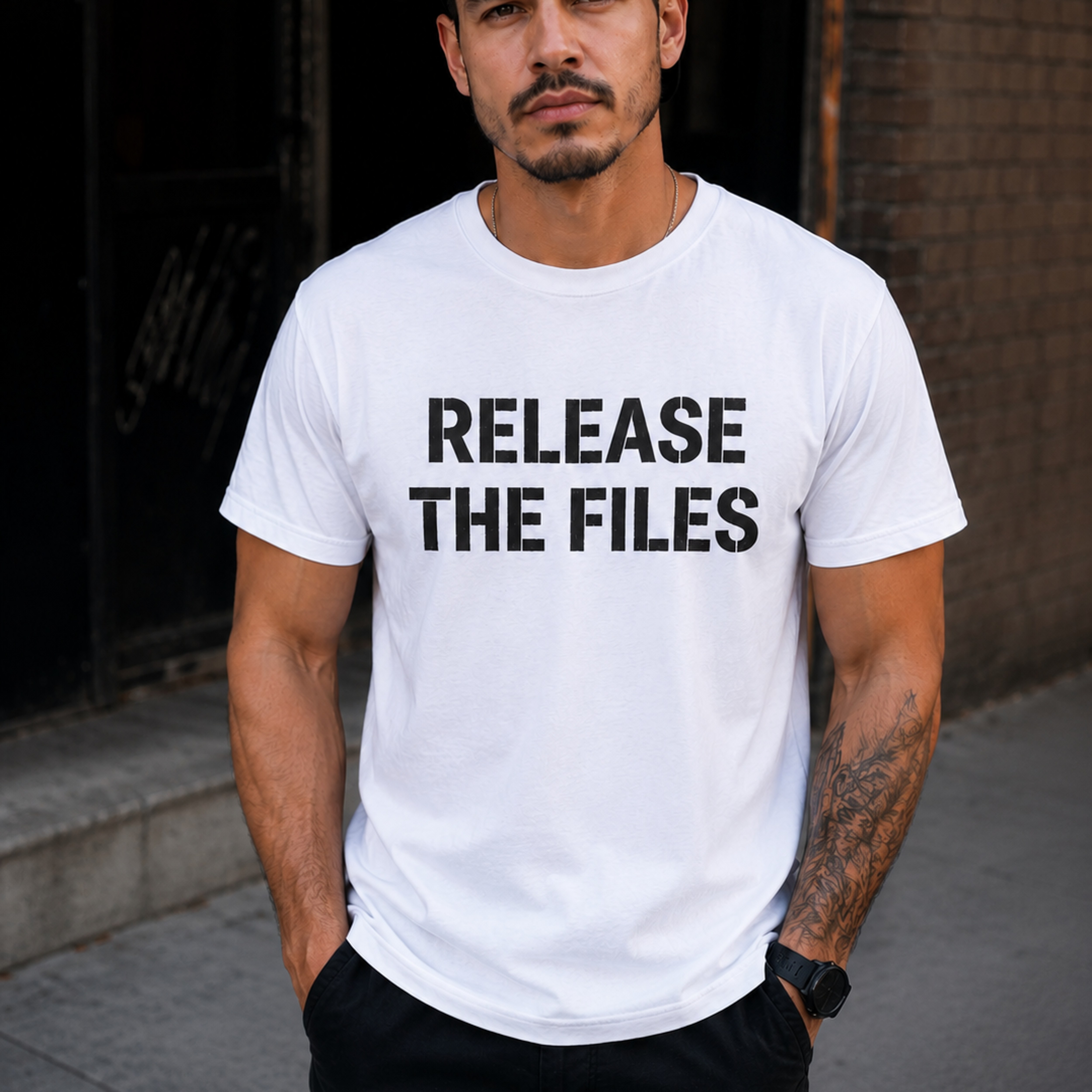 Release The Files, Political Satire T Shirt, No More Secrets Tee, Minimal Statement Shirt, Truth Seeker Graphic Tee, Unisex Comfort Colors