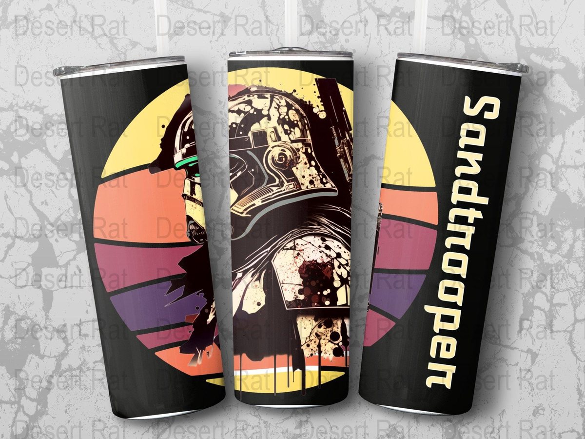 Retro Sandtrooper Art Print: Sci-Fi Galactic Soldier (Digital Files)