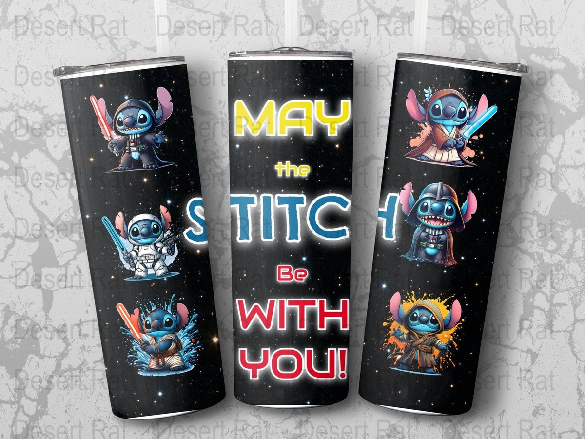 Star Wars Stitch Mashup Art: "May the Stitch Be With You" (Digital Download)